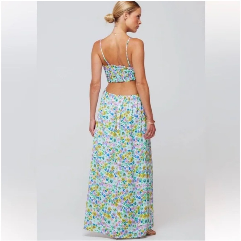 NWT RESA Floral Maxi Dress with Adjustable Straps - Picture 2 of 6